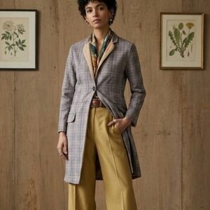 BlankNYC Renegade Longline Blazer Plaid Jacket Size XSP Flaws